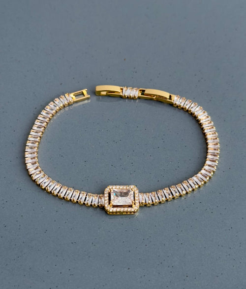 Gold Baget Suyolu Bileklik | 319L