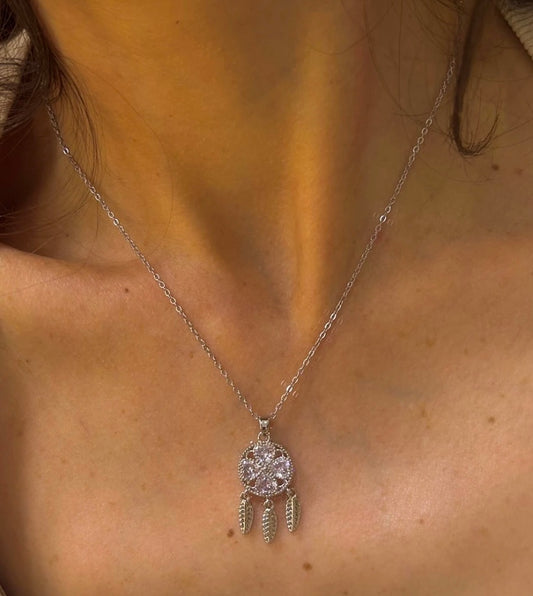 Silver Kaplan Gözü Kolye | 316L