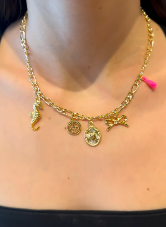 Vip Fiyonk Charm Kolye